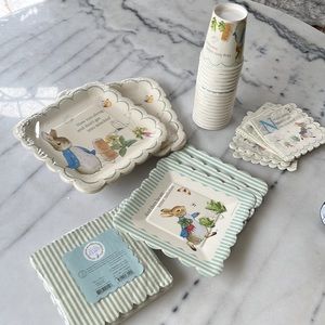 Peter rabbit party Easter birthday supplies
